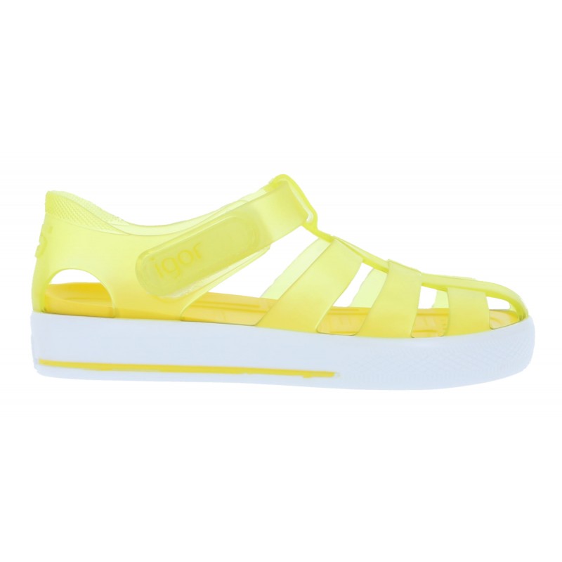 Igor Star Jelly Sandals Childrens Yellow